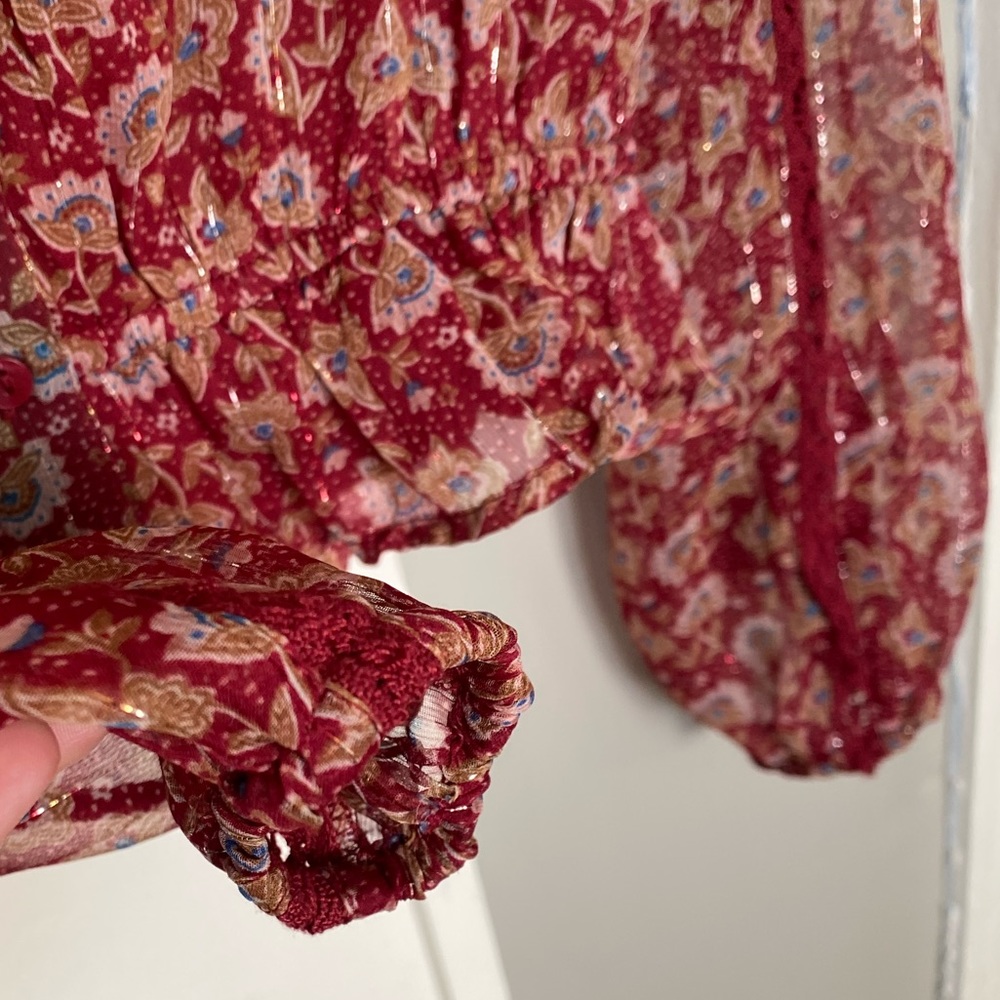 American Eagle Patterned Blouse - image 6